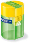 STAEDTLER Hegyező, egylyukú, tartályos, STAEDTLER "511", vegyes színek (511006)