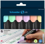 Schneider Szövegkiemelő készlet, 1-5 mm, SCHNEIDER "Job Pastel", 6 különböző pasztell szín (115097) - kreativjatek