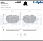 DELPHI Set placute frana DELPHI LP3689 (LP3689)