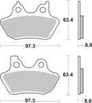BREMBO Set placute frana BREMBO 07HD16SA (07HD16SA)