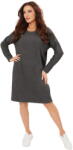Italian Fashion Tunică dama ITALIAN FASHION AVIRA mânecă lungă negru melange: L (AAF-KKO-AVIR-D-MC L)