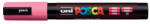 uni Dekormarker, 1, 8-2, 5 mm, UNI "Posca PC-5M", rózsaszín