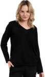 Italian Fashion Bluză dama ITALIAN FASHION KARINA mânecă lungă negru: L (AAF-KDR-KARI-D-CN L)