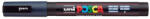 uni Dekormarker, 0, 9-1, 3 mm, UNI "Posca PC-3M", tengerkék
