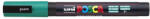 uni Dekormarker, 0, 9-1, 3 mm, UNI "Posca PC-3M", smaragdzöld