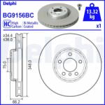 DELPHI Disc frana DELPHI BG9156BC (BG9156BC) - fixbox