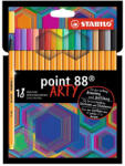 STABILO Tűfilc STABILO Point 88 0, 4mm Arty 18db-os készlet (07.01990)