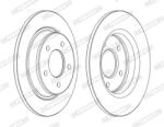 FERODO Disc frana FERODO DDF1546C (DDF1546C)