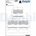 DELPHI Set placute frana DELPHI LP3836 (LP3836)