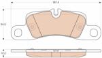 TRW Set placute frana TRW GDB1962 (GDB1962)