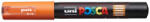 uni Dekormarker, 0, 7-1, 0 mm, UNI "Posca PC-1M", narancs (2UPC1MN)
