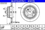 ATE Disc frana BMW Seria 7 E23 ATE 24.0110-0176.1 (24.0110-0176.1)