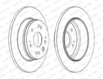 FERODO Disc frana FERODO DDF1540C (DDF1540C)