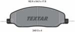 TEXTAR Set placute frana TEXTAR 2451301 (2451301)