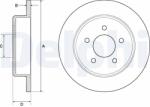 DELPHI Disc frana DELPHI BG3739 (BG3739) - fixbox