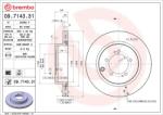 BREMBO Disc frana BREMBO 09.7143. 31 (09.7143.31)