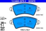 ATE Set placute frana ATE 13.0460-3978.2 (13.0460-3978.2)