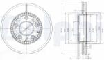 DELPHI Disc frana DELPHI BG3724 (BG3724) - fixbox