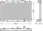 DENSO Radiator, racire motor DENSO DRM40052 (DRM40052) - fixbox