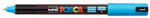 uni Dekormarker, 0, 7 mm, UNI "Posca PC-1MR", világoskék