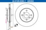 ATE Disc frana fata Suzuki Swift IV ATE 24.0120-0263.1 (24.0120-0263.1)