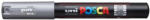 uni Dekormarker, 0, 7-1, 0 mm, UNI "Posca PC-1M", ezüst