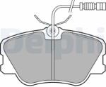 DELPHI Set placute frana DELPHI LP608 (LP608)