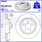 DELPHI Disc frana DELPHI BG4914C (BG4914C) - fixbox