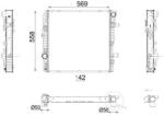 MAHLE Radiator, racire motor MAHLE CR 674 000P (CR 674 000P)