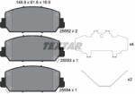 TEXTAR Set placute frana TEXTAR 2555201 (2555201)