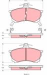 TRW Set placute frana TRW GDB1197 (GDB1197)