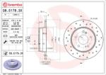 BREMBO Disc frana BREMBO 08.5178. 3X (08.5178.3X)