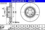 ATE Disc frana Land Rover Discovery V ATE 24.0134-0118.1 (24.0134-0118.1)