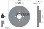 TEXTAR Disc frana TEXTAR 92334003 (92334003)