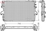 DENSO Radiator, racire motor DENSO DRM32039 (DRM32039) - fixbox