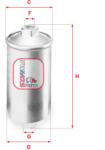 SOFIMA Filtru combustibil SOFIMA S 1504 B (S 1504 B) - fixbox