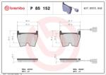 BREMBO Set placute frana BREMBO P 85 152X (P 85 152X)