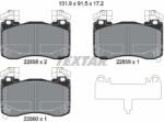 TEXTAR Set placute frana TEXTAR 2285801 (2285801)