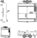 MAHLE Radiator, racire motor MAHLE CR 923 000P (CR 923 000P)