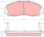 TRW Set placute frana TRW GDB995 (GDB995)