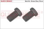 Quick Brake Set surub, disc frana QUICK BRAKE 11668K (11668K)