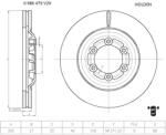 Bosch Disc frana BOSCH 0 986 479 V29 (0 986 479 V29) - fixbox