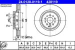 ATE Disc frana fata Alfa Romeo Spider, GTV ATE 24.0128-0119.1 (24.0128-0119.1)