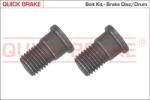 Quick Brake Set surub, disc frana QUICK BRAKE 11666K (11666K)