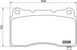 BREMBO Set placute frana BREMBO P 09 004E (P 09 004E)