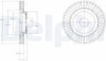 DELPHI Disc frana DELPHI BG4214 (BG4214) - fixbox