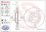 BREMBO Disc frana BREMBO 09.8614. 11 (09.8614.11)