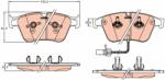 TRW Set placute frana TRW GDB2177 (GDB2177)