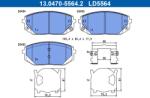 ATE Set placute frana ATE 13.0470-5564.2 (13.0470-5564.2)