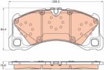 TRW Set placute frana TRW GDB2052 (GDB2052)